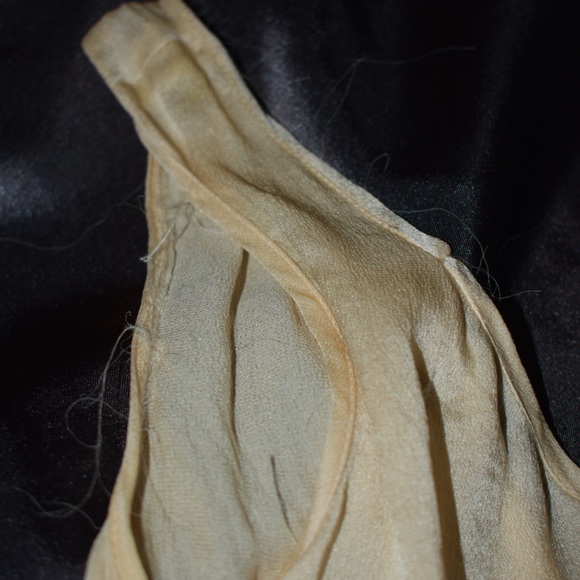 Black lace chevron pattern dress. With Chloe slip - Picture 8 of 8